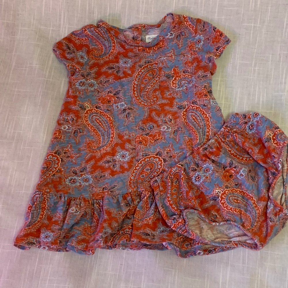 Ralph Lauren Infant Girl Floral Paisley Dress